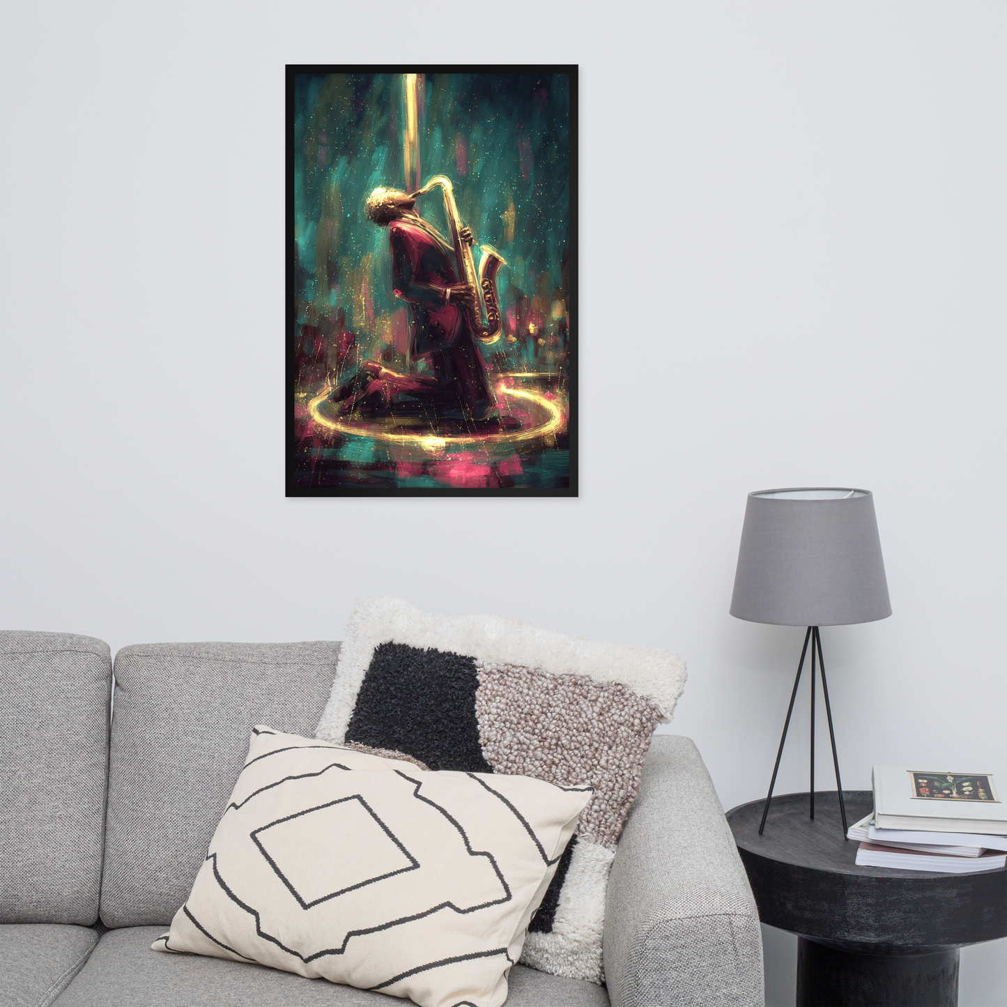 Framed AI Art Poster – Large Wall Print (24x36”) by Mike Lee