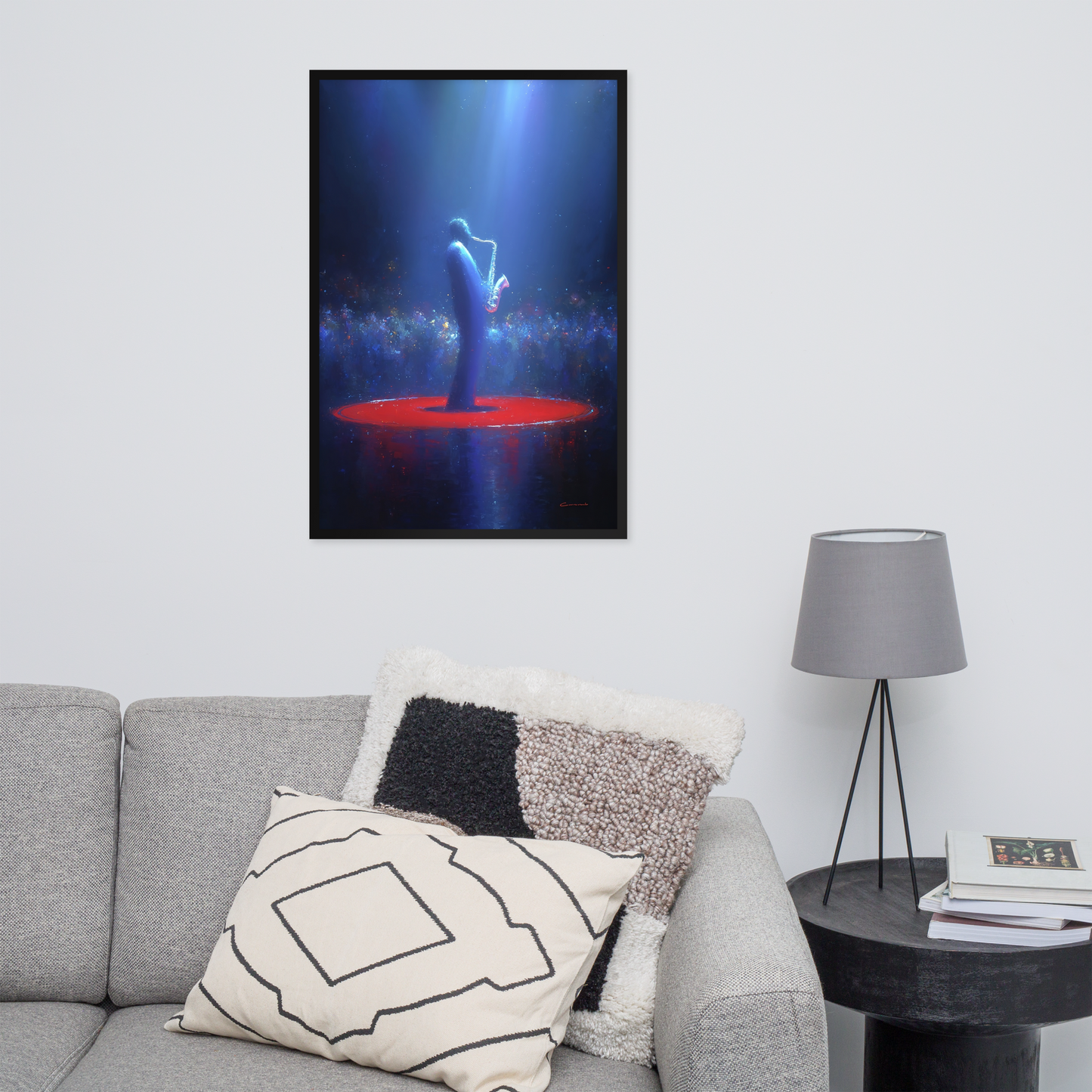 Framed AI Art Poster – “Ascend” (24×36”) by Mike Lee