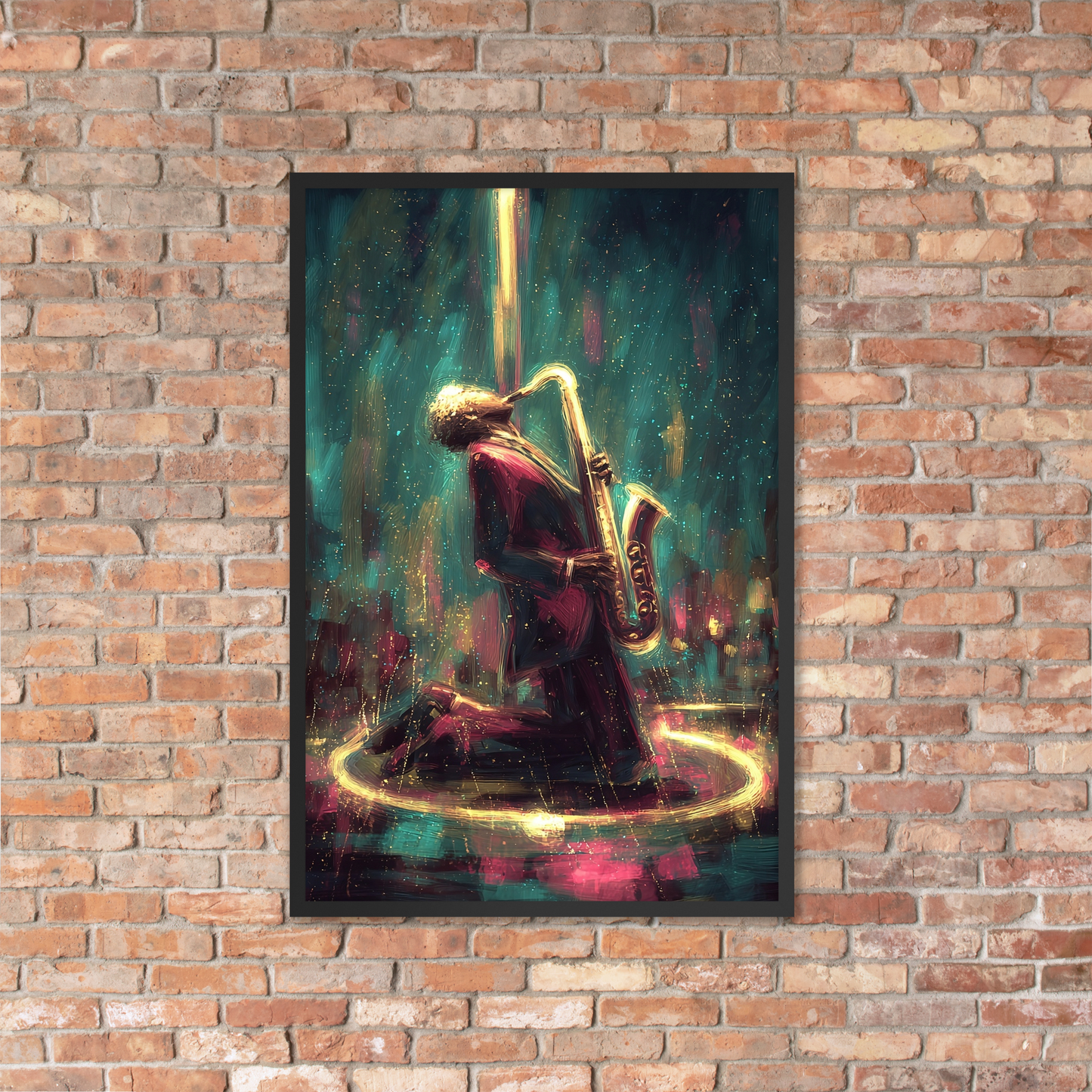 Framed AI Art Poster – Large Wall Print (24x36”) by Mike Lee