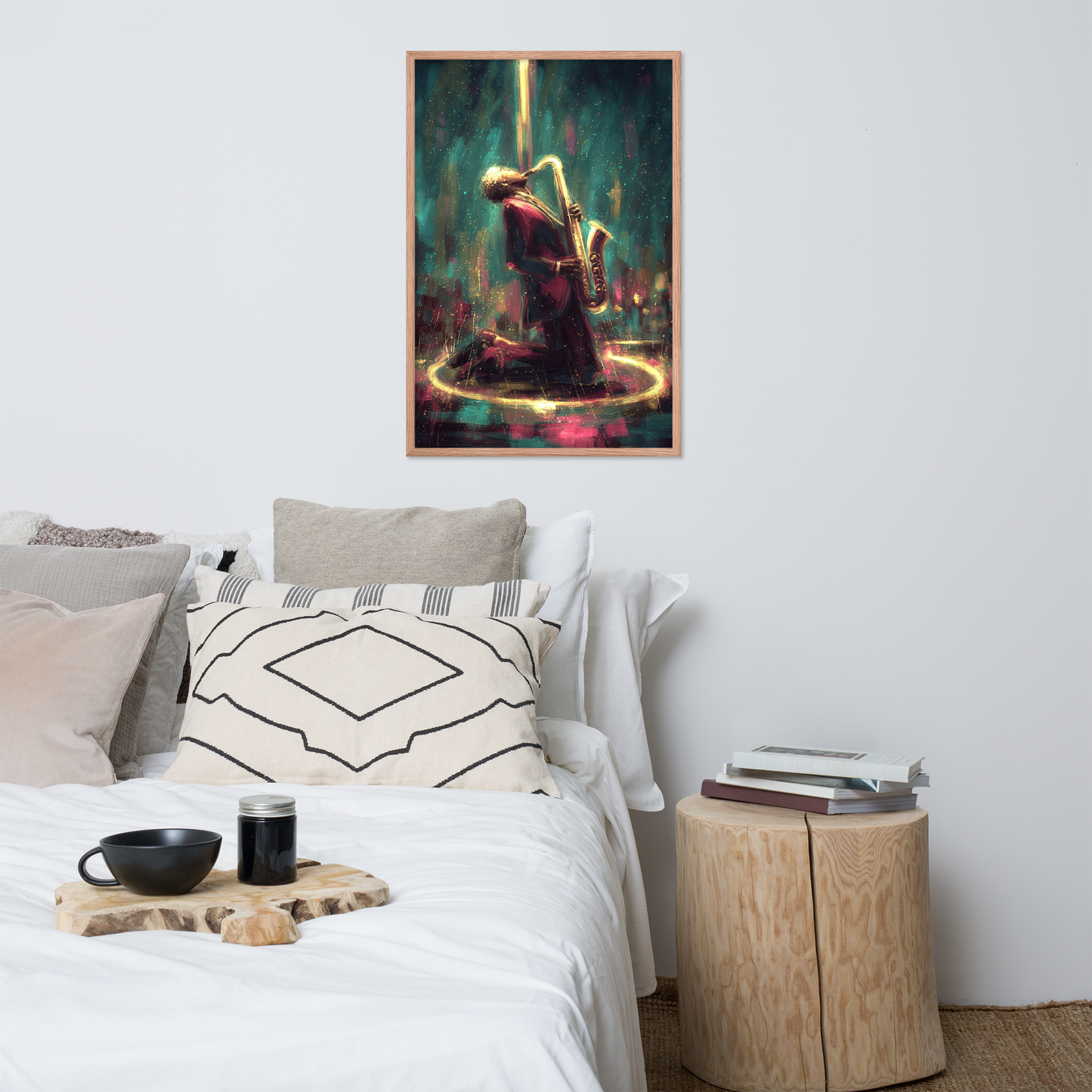 Framed AI Art Poster – Large Wall Print (24x36”) by Mike Lee