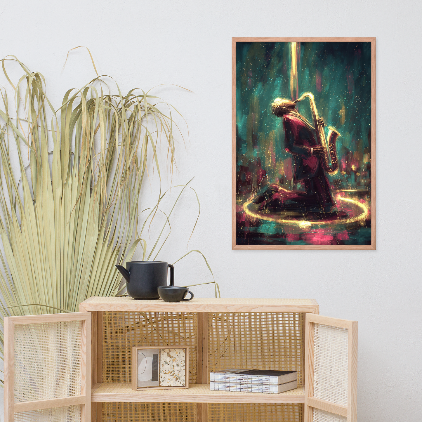 Framed AI Art Poster – Large Wall Print (24x36”) by Mike Lee