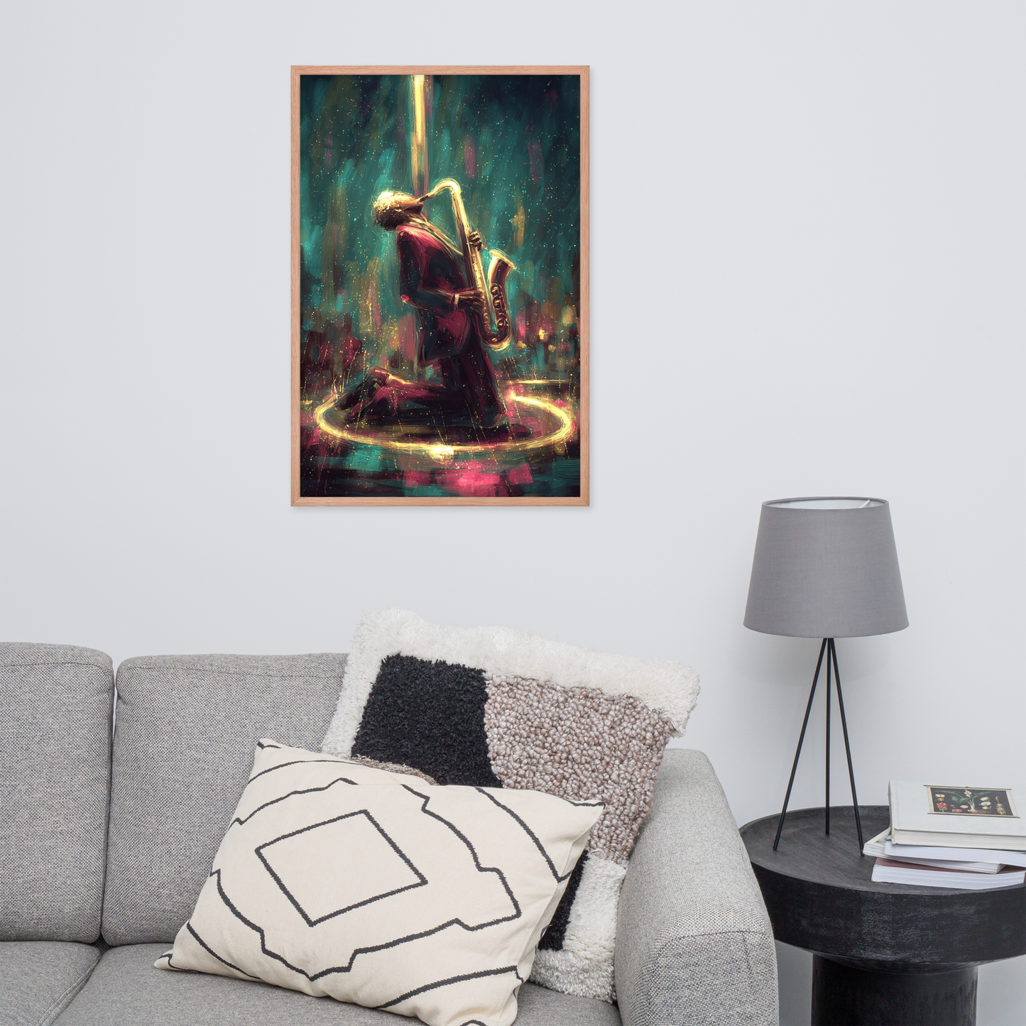 Framed AI Art Poster – Large Wall Print (24x36”) by Mike Lee