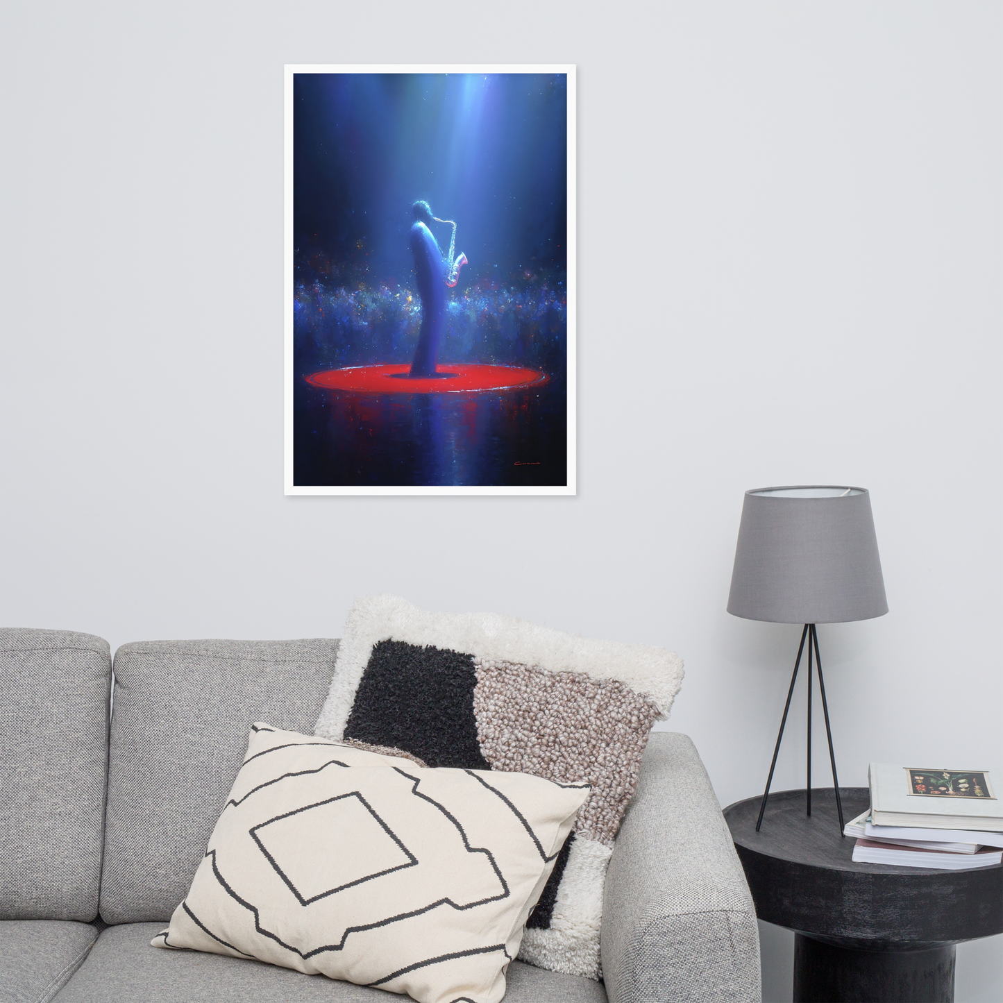 Framed AI Art Poster – “Ascend” (24×36”) by Mike Lee