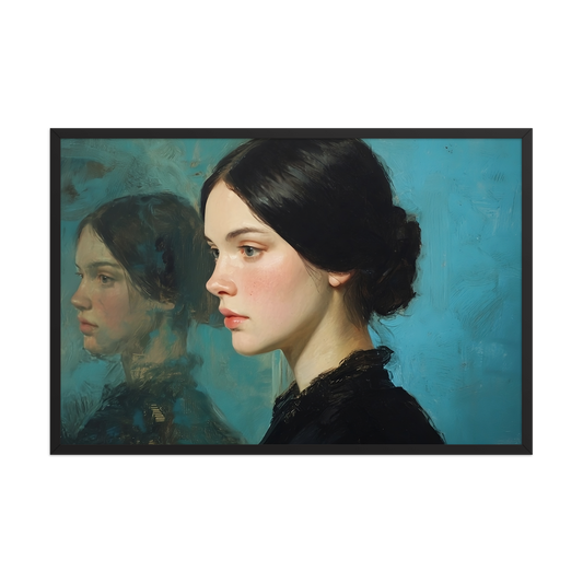 A Portrait in Reflection – Framed Art Print